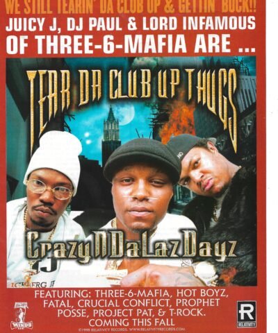 Tear Da Club Up Thugs - CrazyNDaLazDayz Poster (1999)