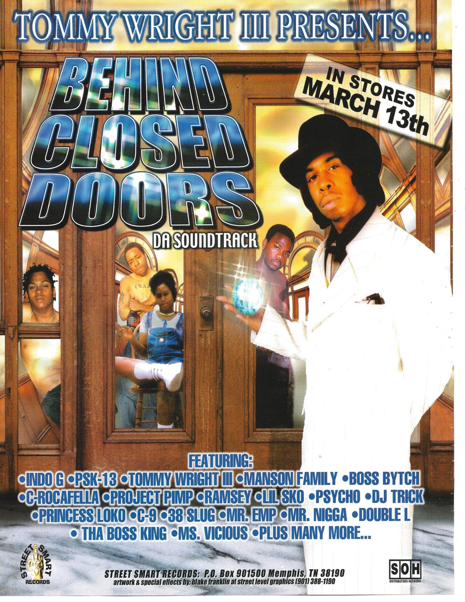 Tommy Wright III - Behind Closed Doors Poster (2001)