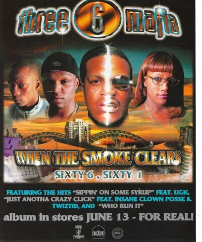 Three 6 Mafia - When The Smoke Clears Poster (2000)