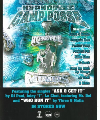 Three 6 Mafia - Hypnotize Camp Posse Poster (2000)
